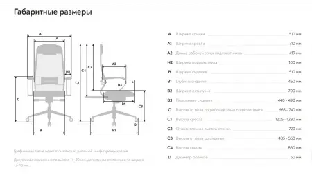 Эргономичное офисное кресло Samurai KL-1, цвет черный